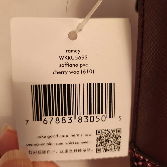 Kate Spade Cherry Red Glitter Crossbody - Picture 5 of 12